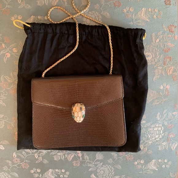 BVLGARI Handbags - SOLD Bvlgari Bulgari Serpentine Forever Karung Exotic Leather Bag
